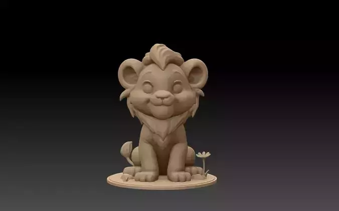 Lion 3D Print Model 3D print model