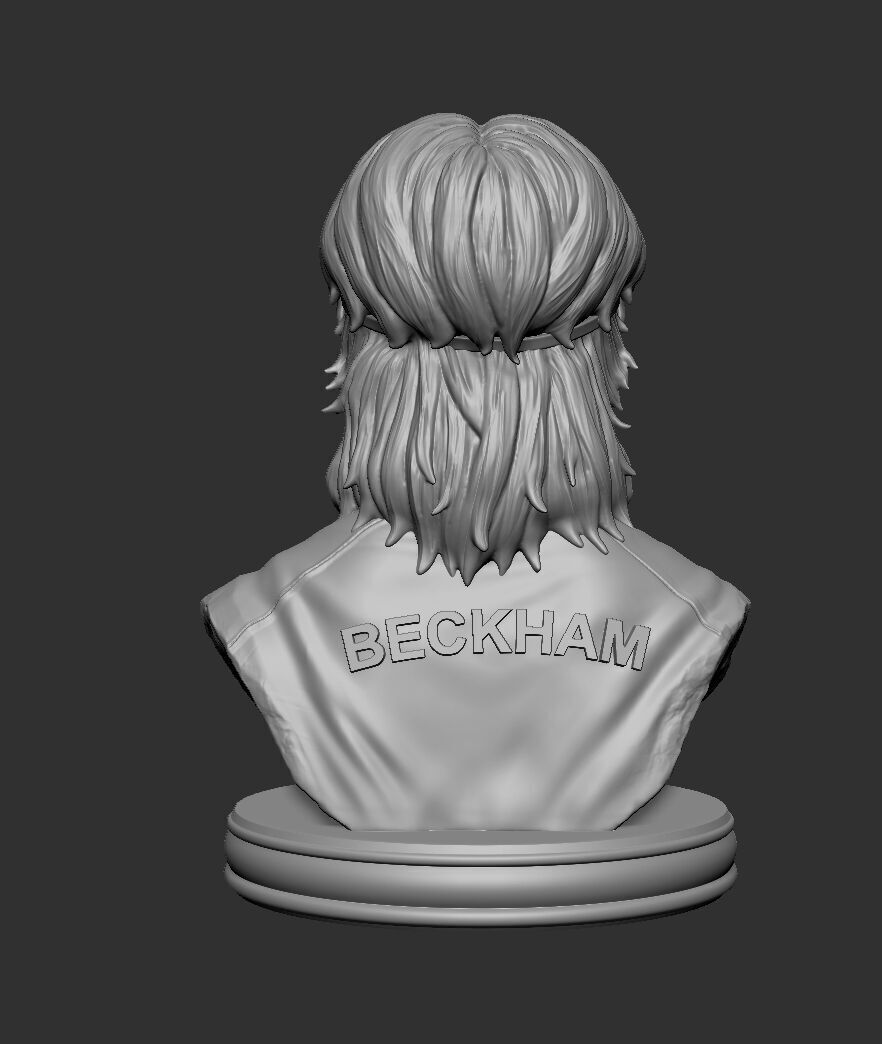 David Beckham 3D print model_4