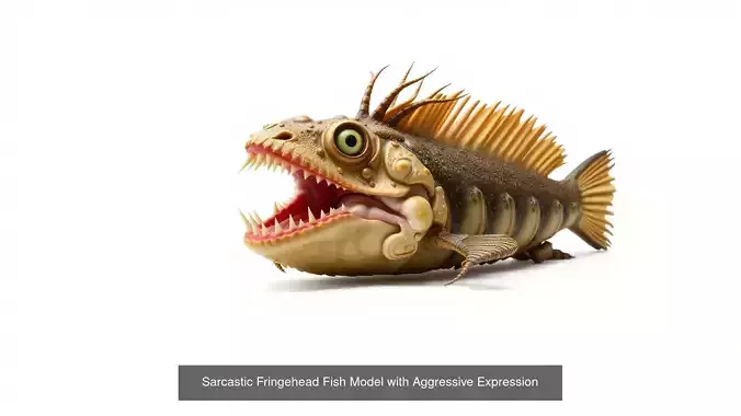 Strange Sea Creatures Pack 3D Model Collection