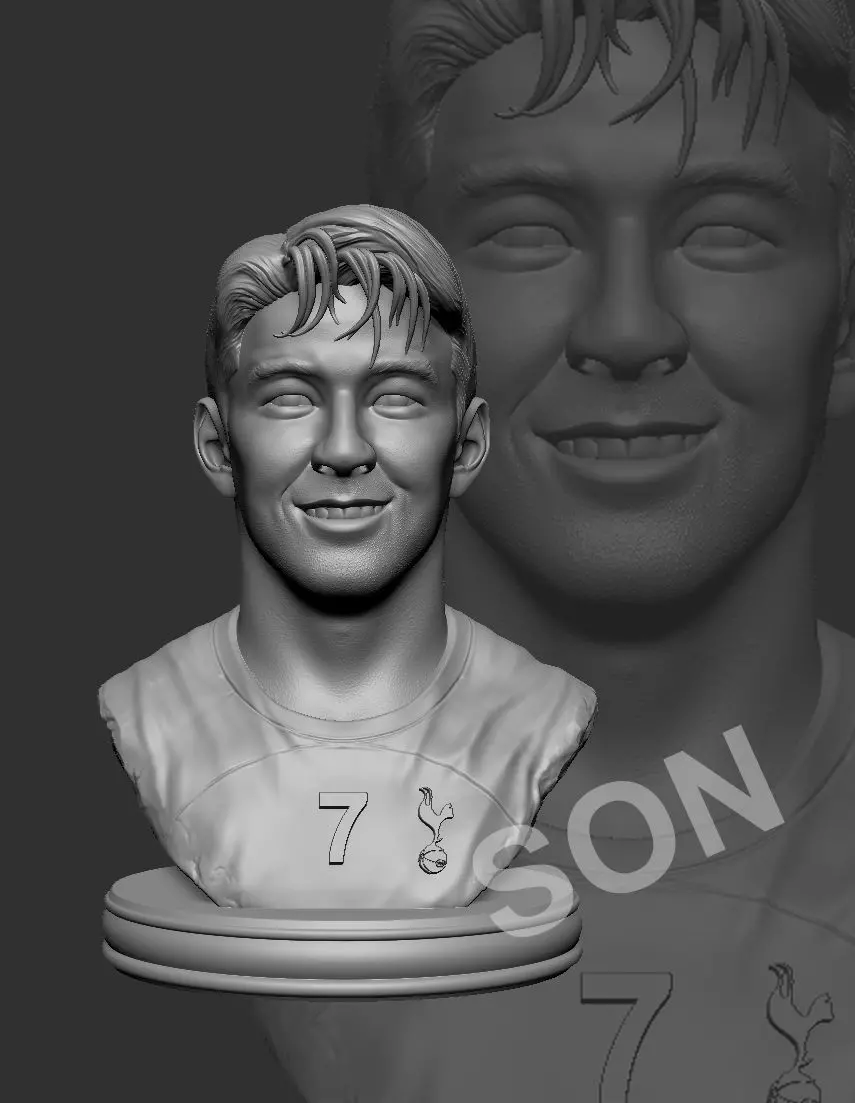 SON HEUNG MIN 3D print model_0