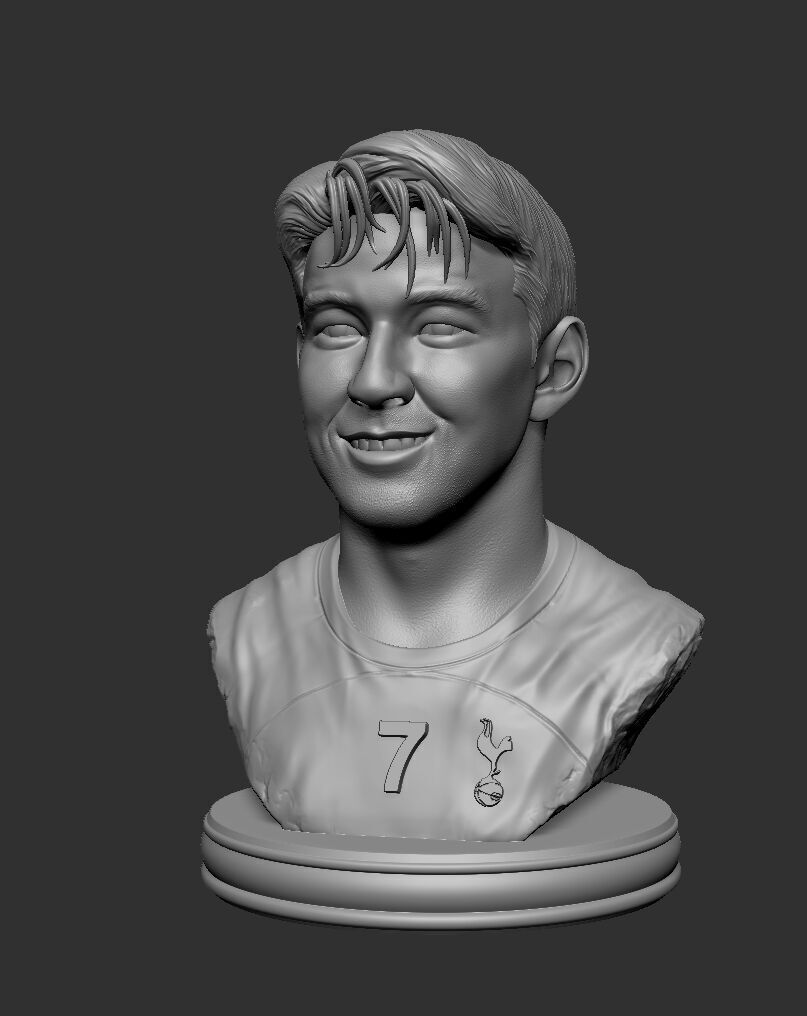 SON HEUNG MIN 3D print model_6