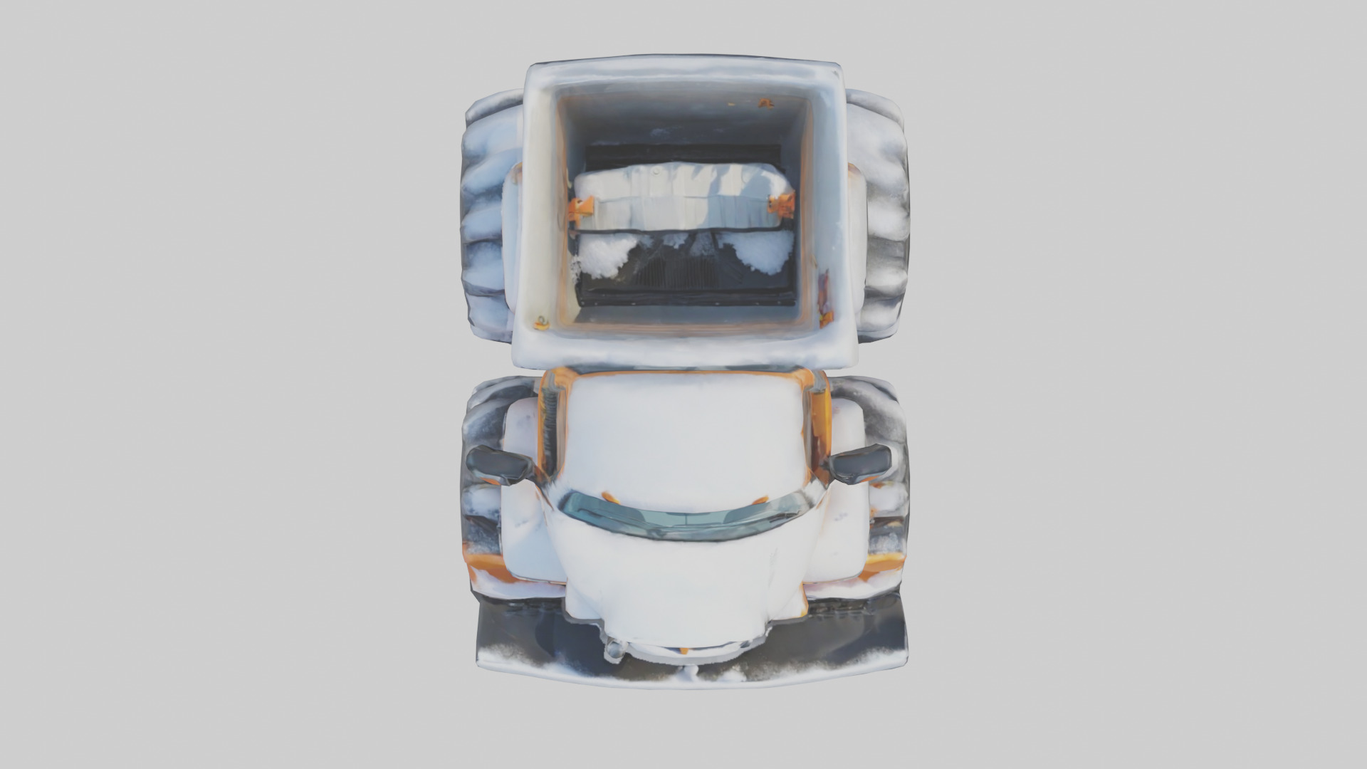 Cartoon Snow Plow model 3D model_14