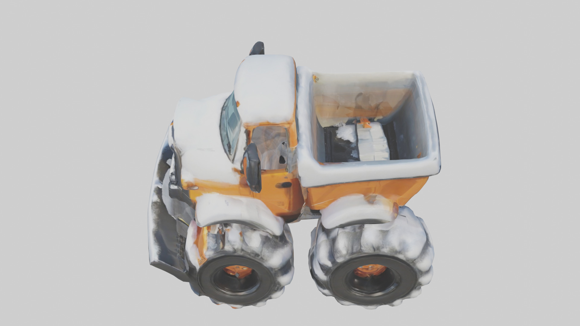 Cartoon Snow Plow model 3D model_17