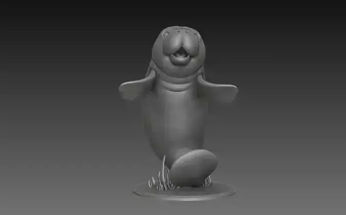 Manatee 3D Print Model