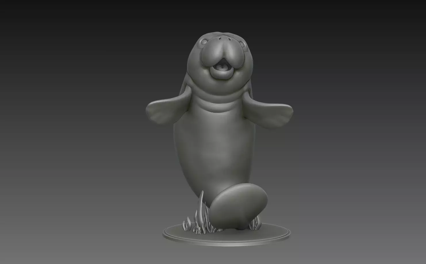 Manatee 3D Print Model 3D print model_0