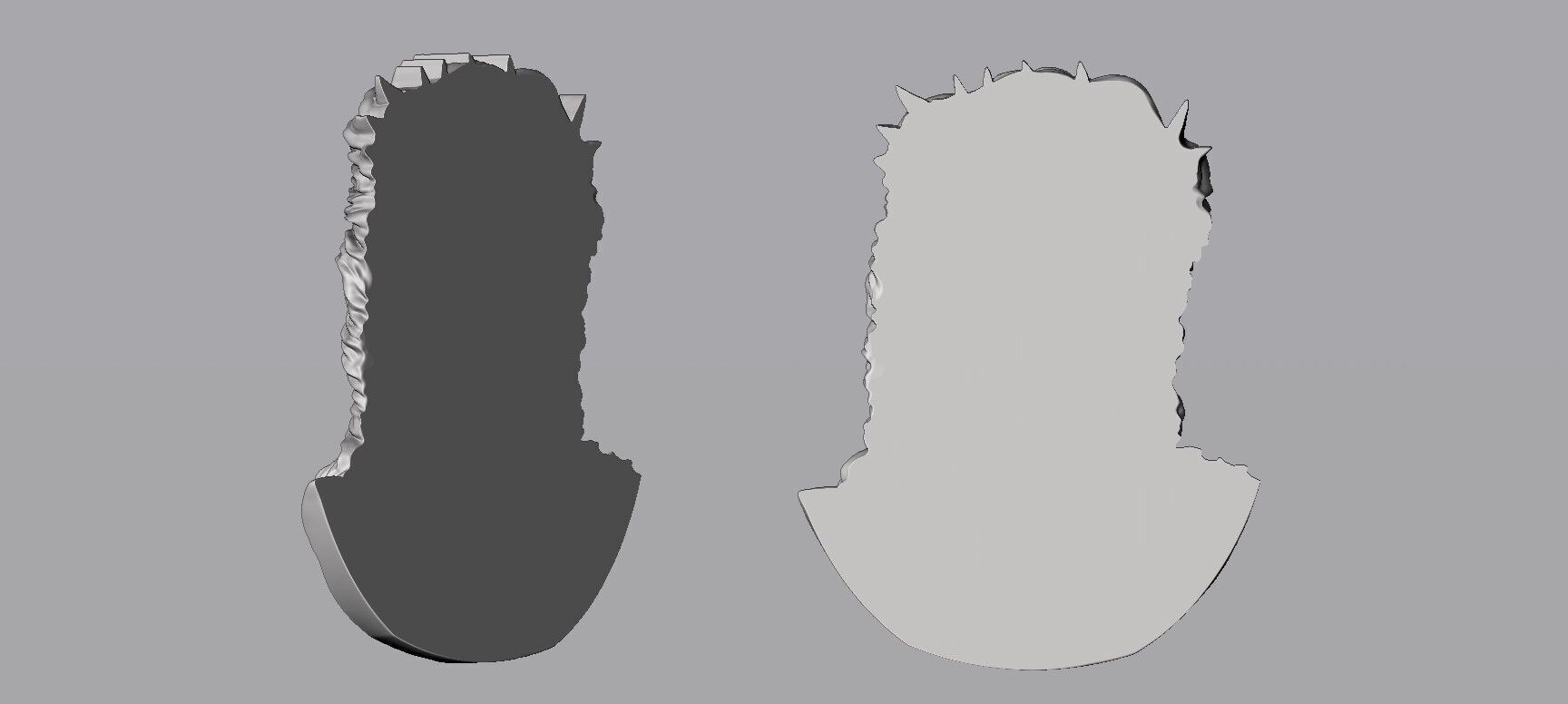 Jesus pendant 2 3D print model_6