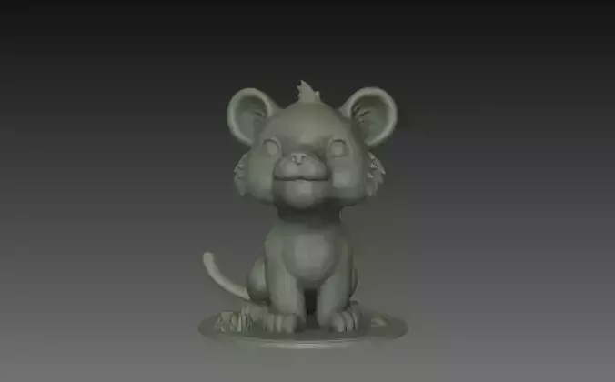 Tiger 3D Print Model