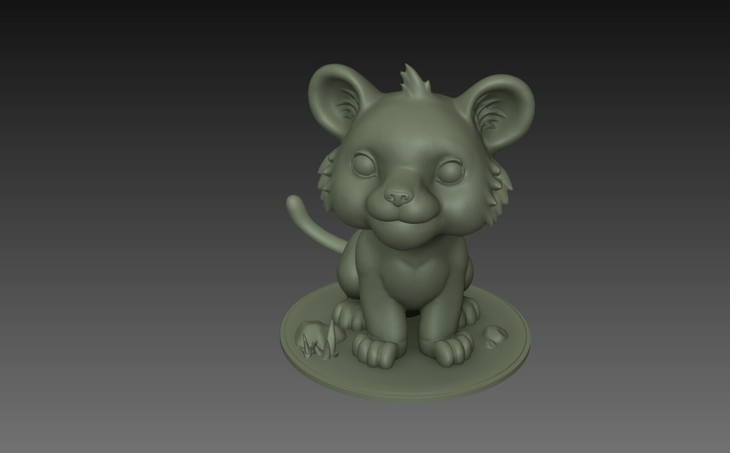 Tiger 3D Print Model 3D print model_3