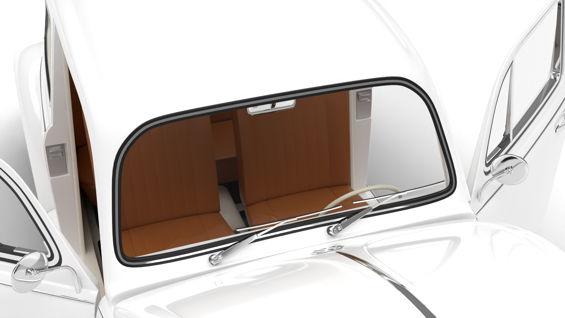 Volkswagen Beetle 1300 1963 HQ 3d model 3D model_5