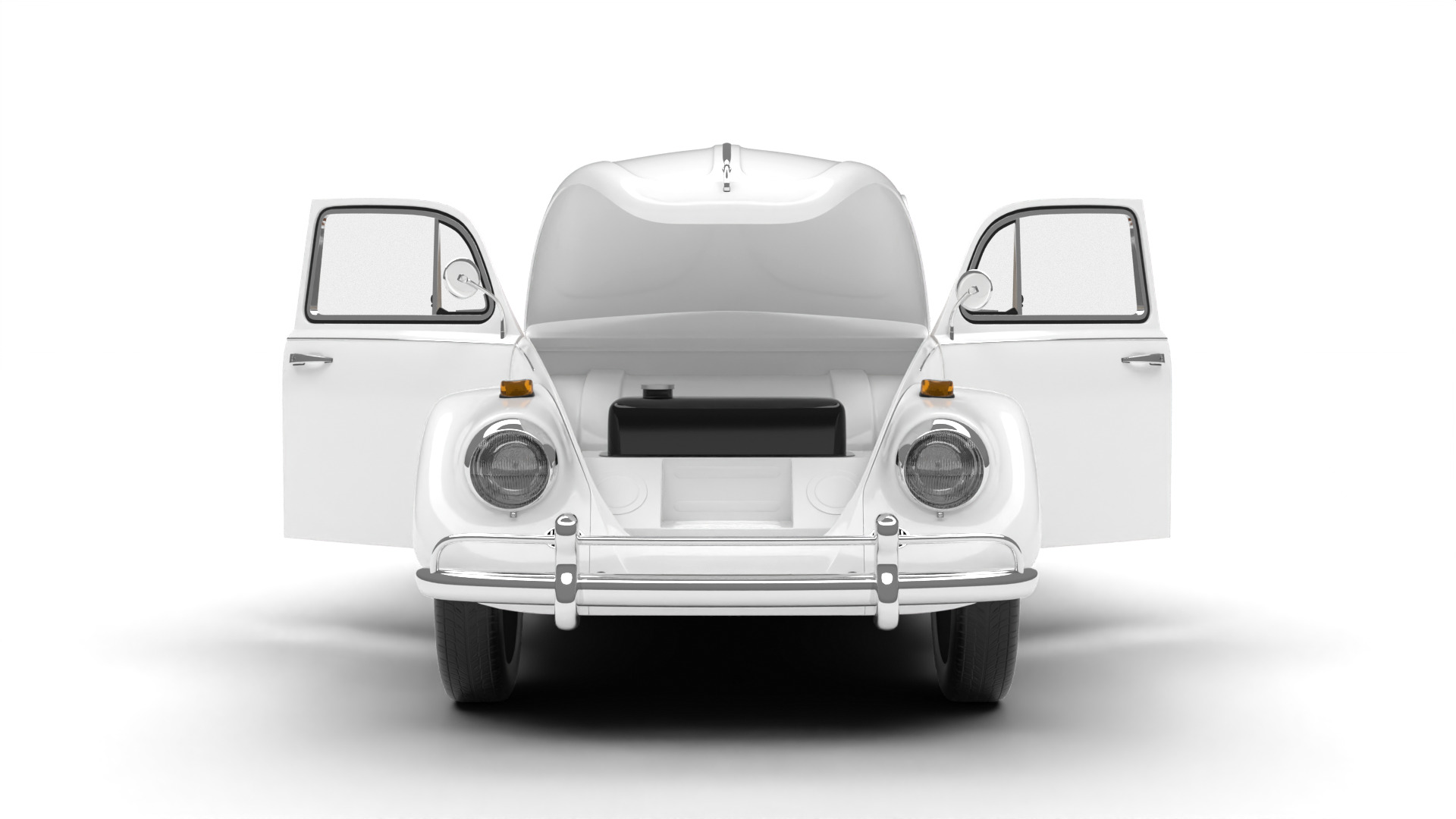 Volkswagen Beetle 1300 1963 HQ 3d model 3D model_12