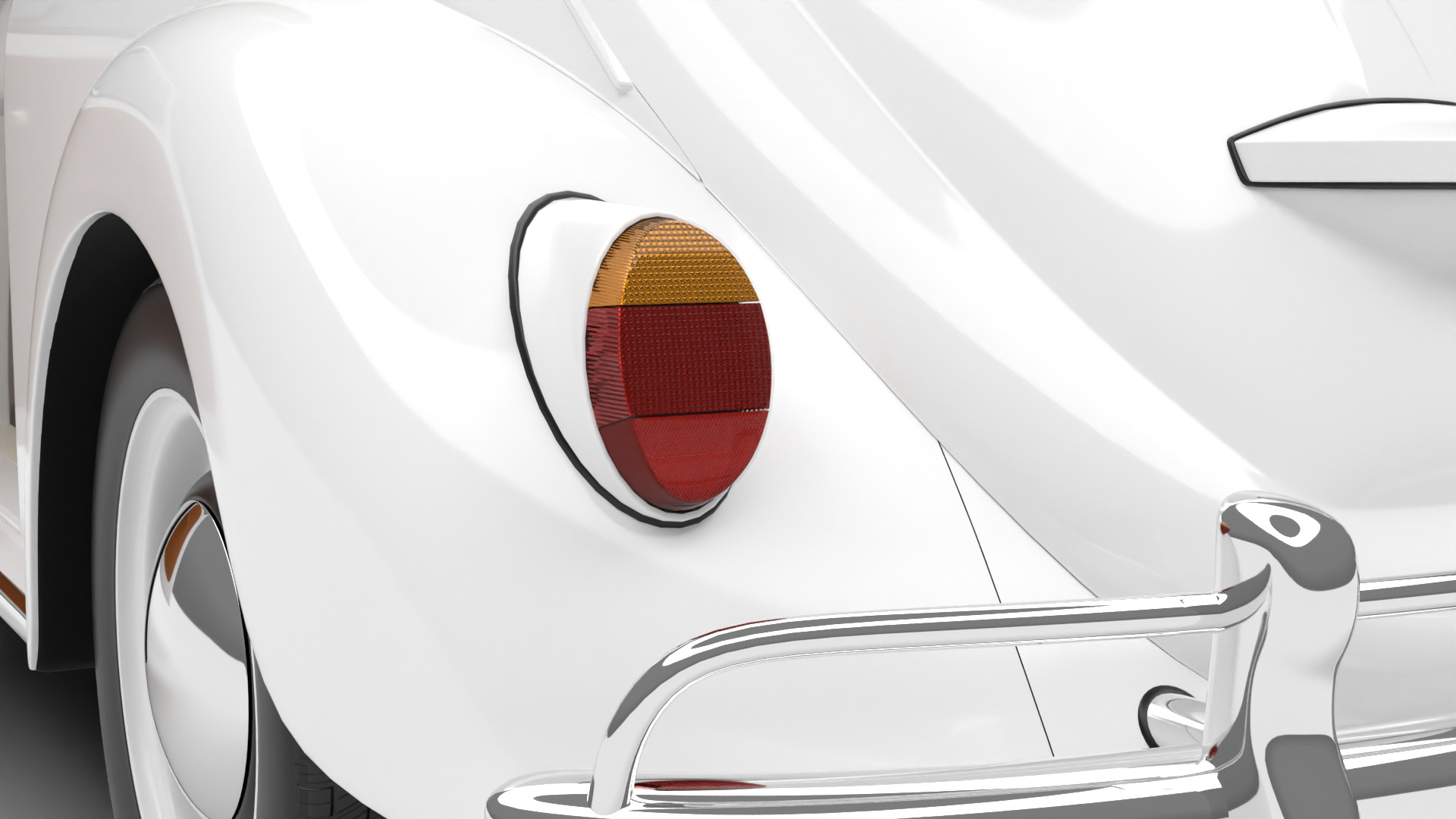 Volkswagen Beetle 1300 1963 HQ 3d model 3D model_14