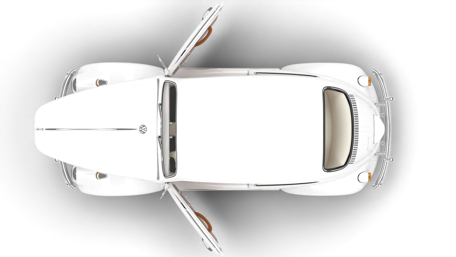 Volkswagen Beetle 1300 1963 HQ 3d model 3D model_13