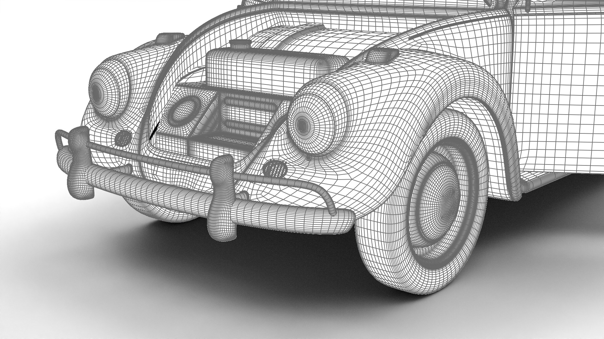 Volkswagen Beetle 1300 1963 HQ 3d model 3D model_27