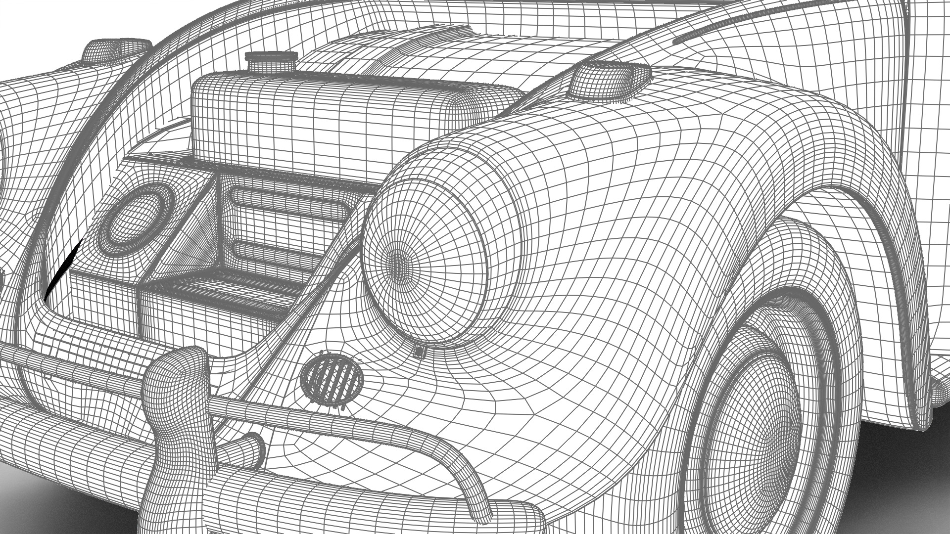 Volkswagen Beetle 1300 1963 HQ 3d model 3D model_41