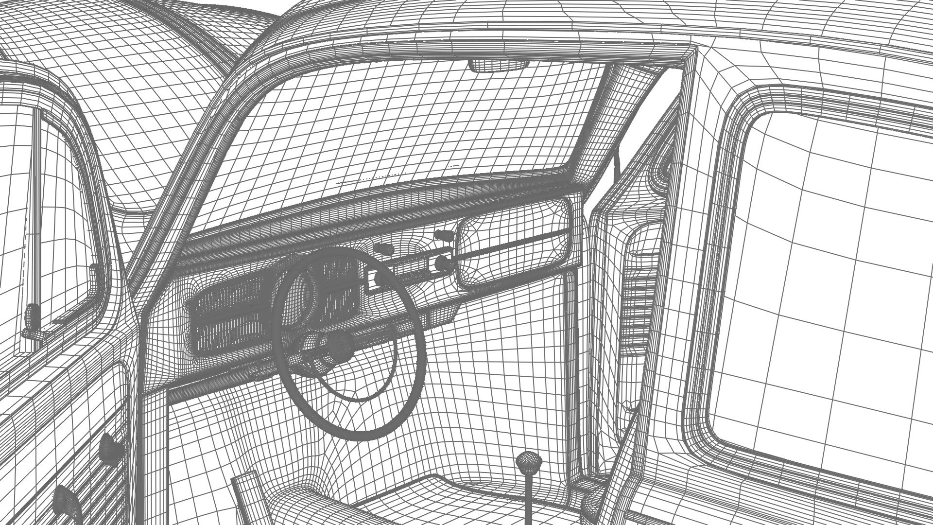 Volkswagen Beetle 1300 1963 HQ 3d model 3D model_43