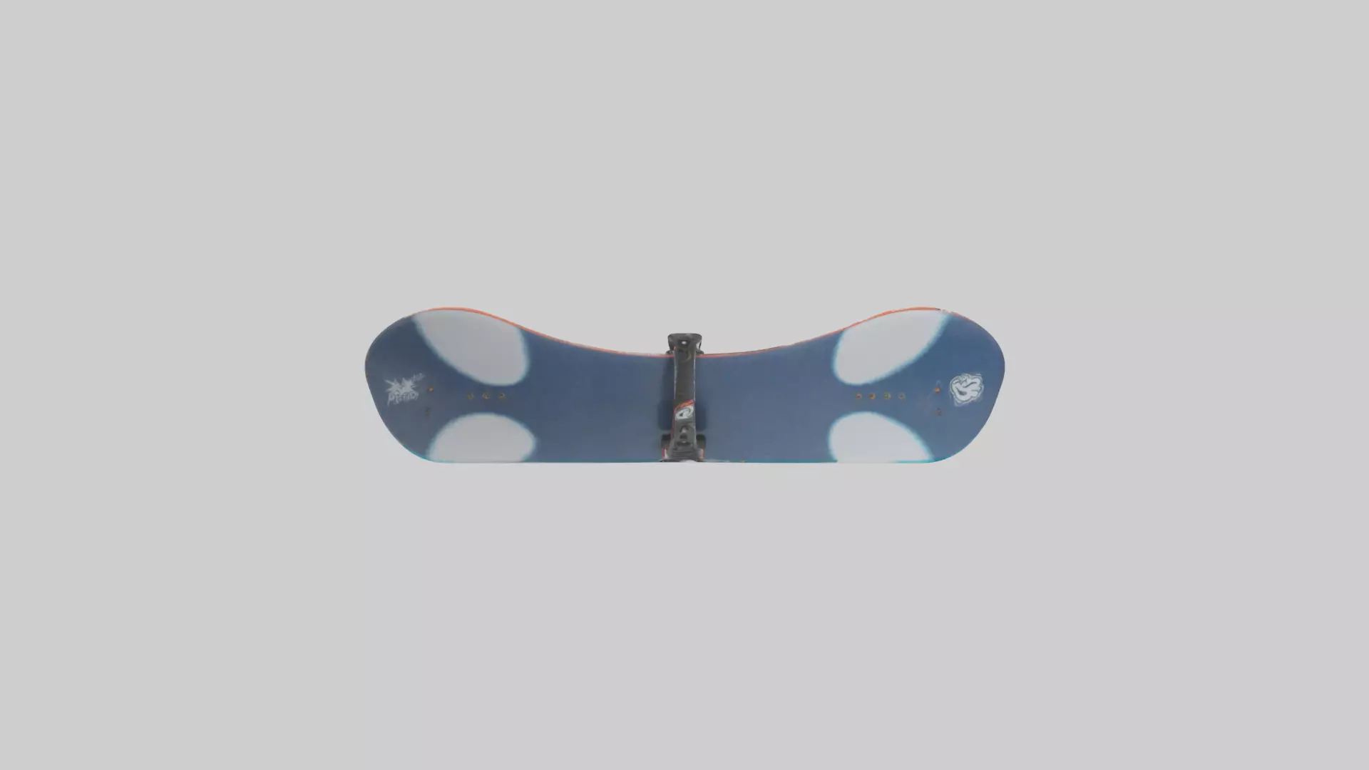 Cartoon Snowboard model 3D model_0