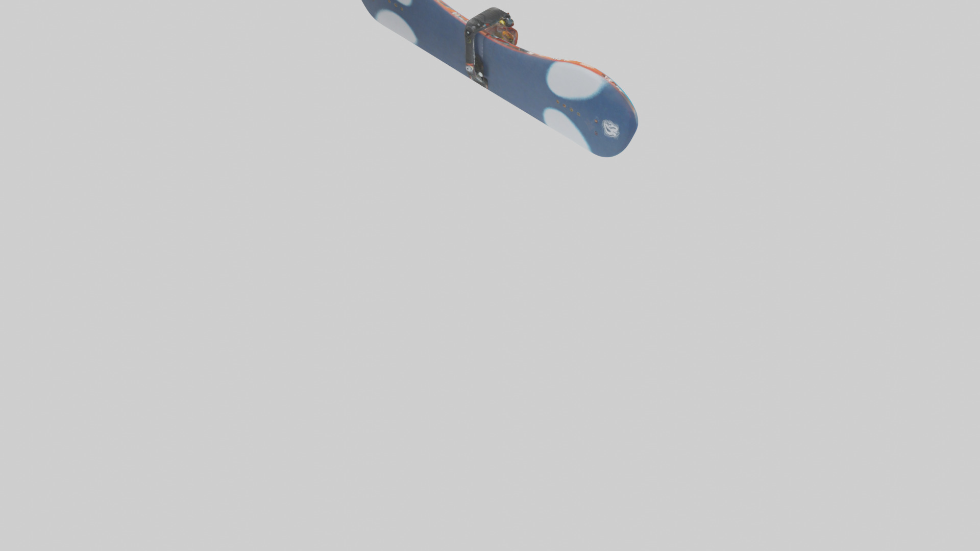 Cartoon Snowboard model 3D model_4