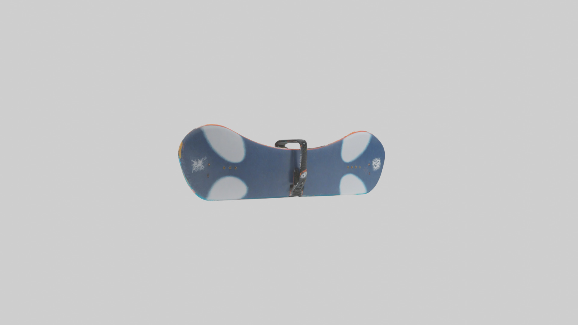 Cartoon Snowboard model 3D model_1