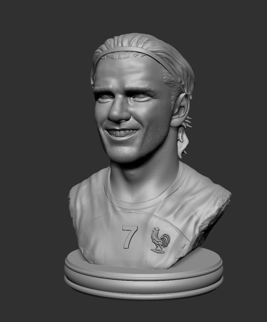 Antoine Griezmann 3D print model_6