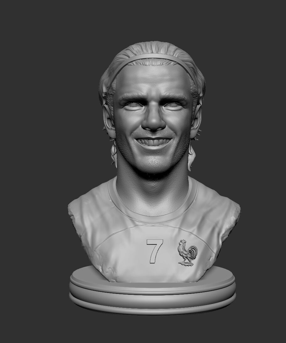 Antoine Griezmann 3D print model_1