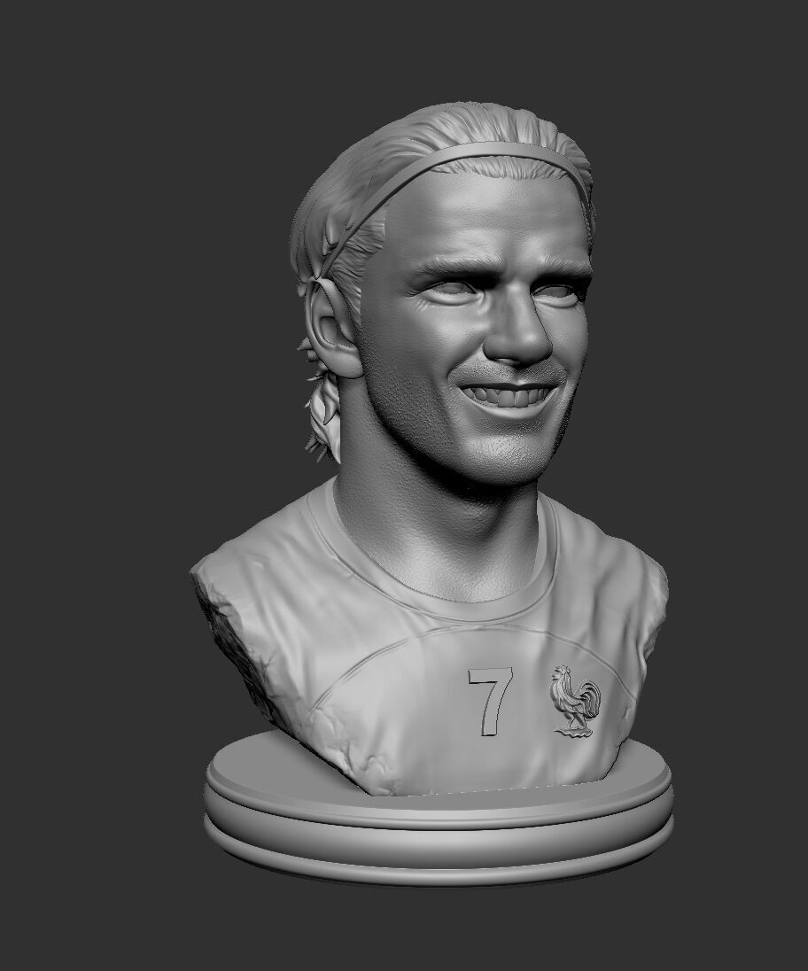 Antoine Griezmann 3D print model_2