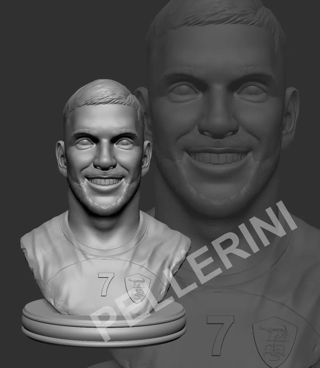 Lorenzo Pellegrini 3D print model_0