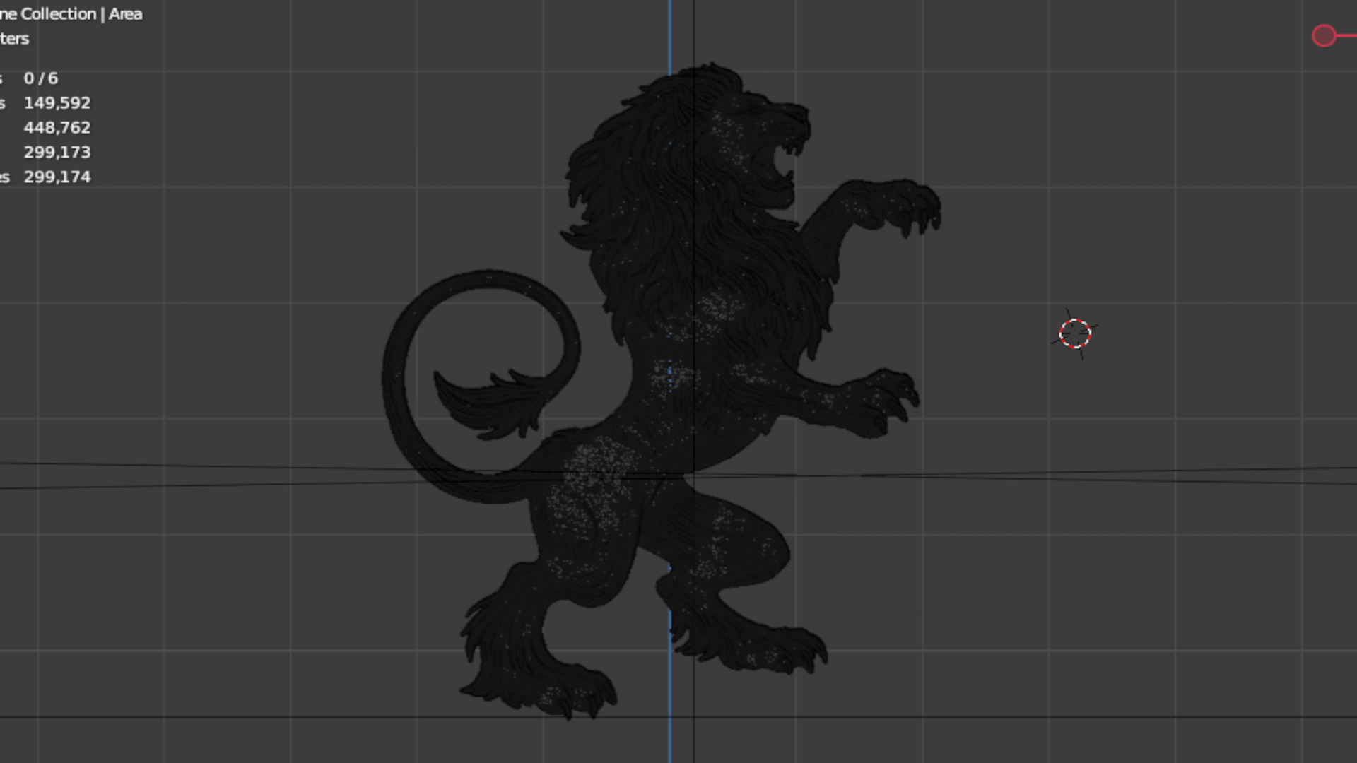 Heraldry Lion 03 3D print model_5
