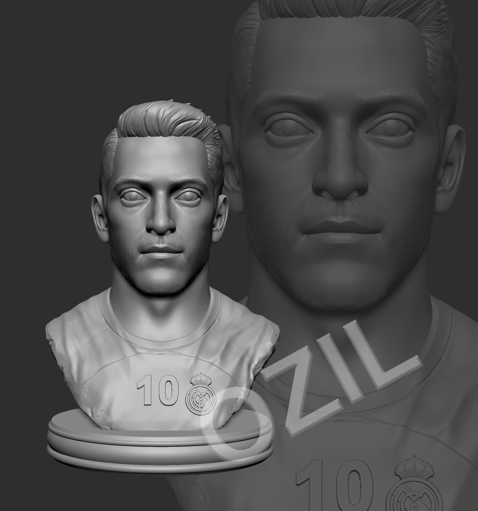 Mesut Ozil 3D print model_1
