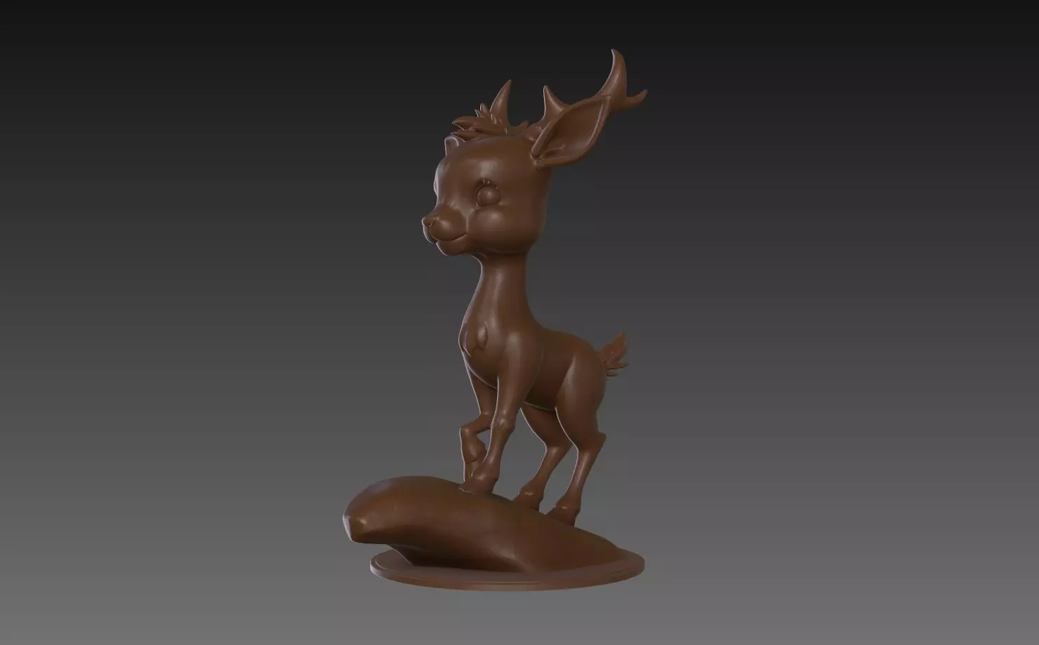 Red Deer 3D Print Model 3D print model