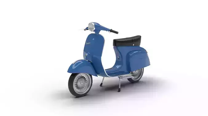 Vespa 125 ET3 1967 3d model 3D model