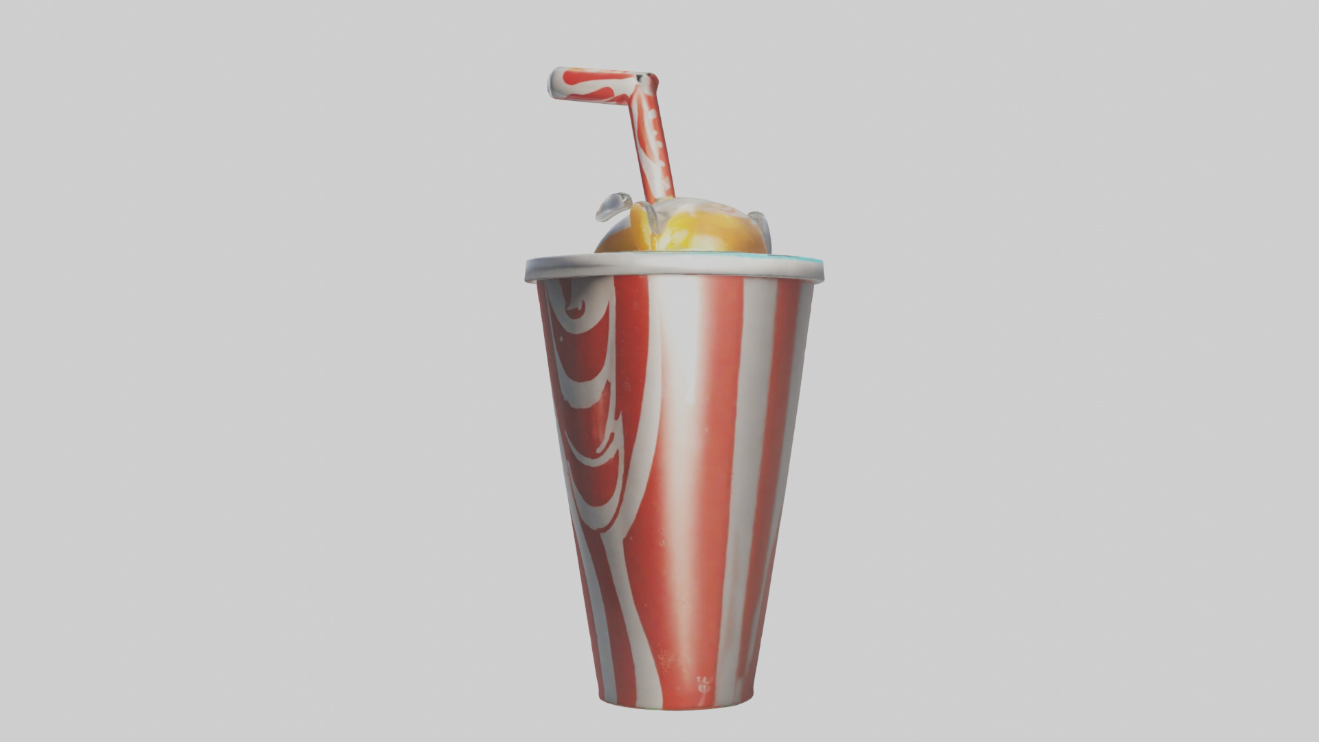 Cartoon Soda Cup model 3D model_8