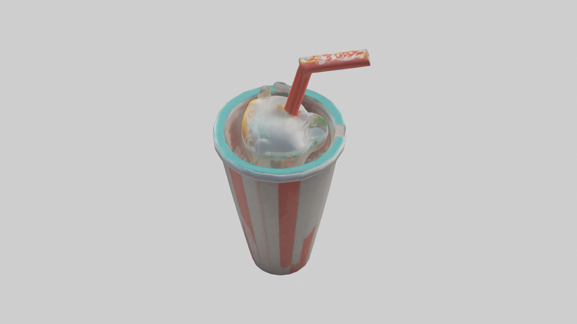 Cartoon Soda Cup model 3D model_15