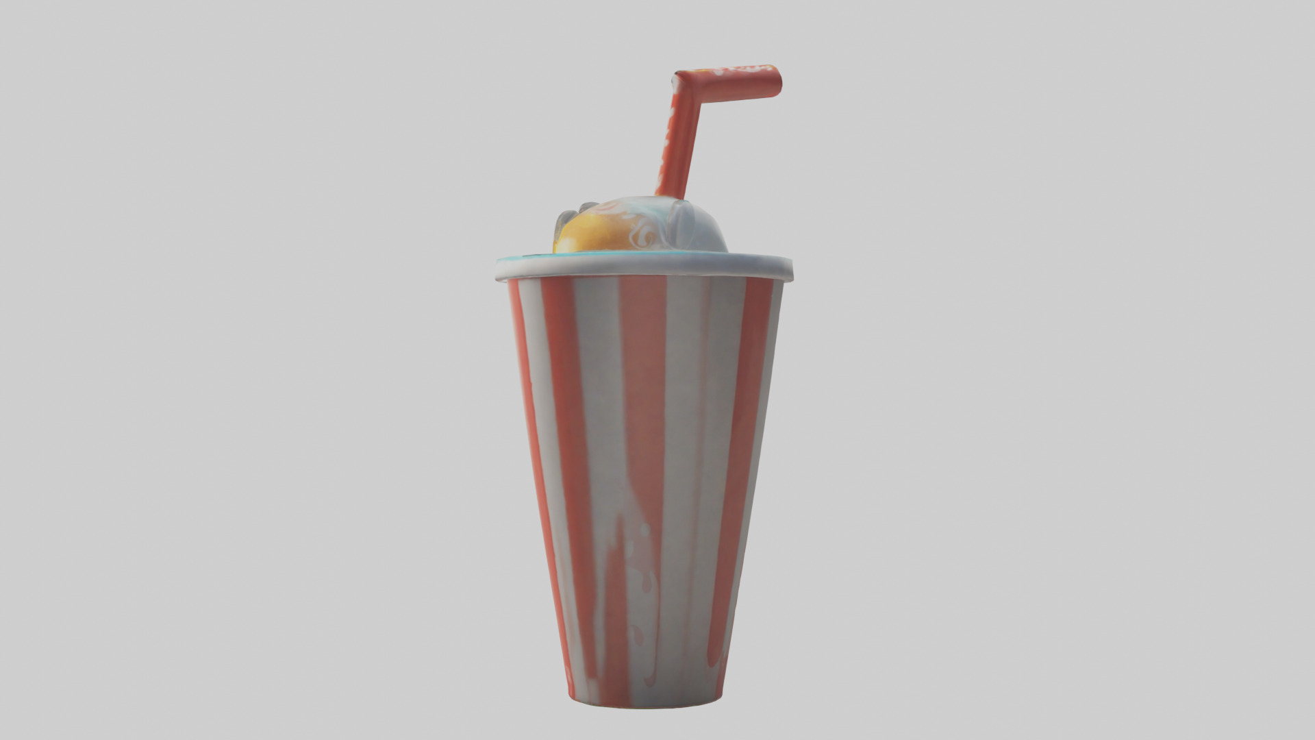 Cartoon Soda Cup model 3D model_1