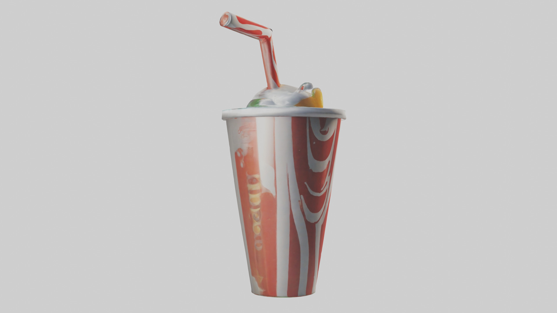 Cartoon Soda Cup model 3D model_7