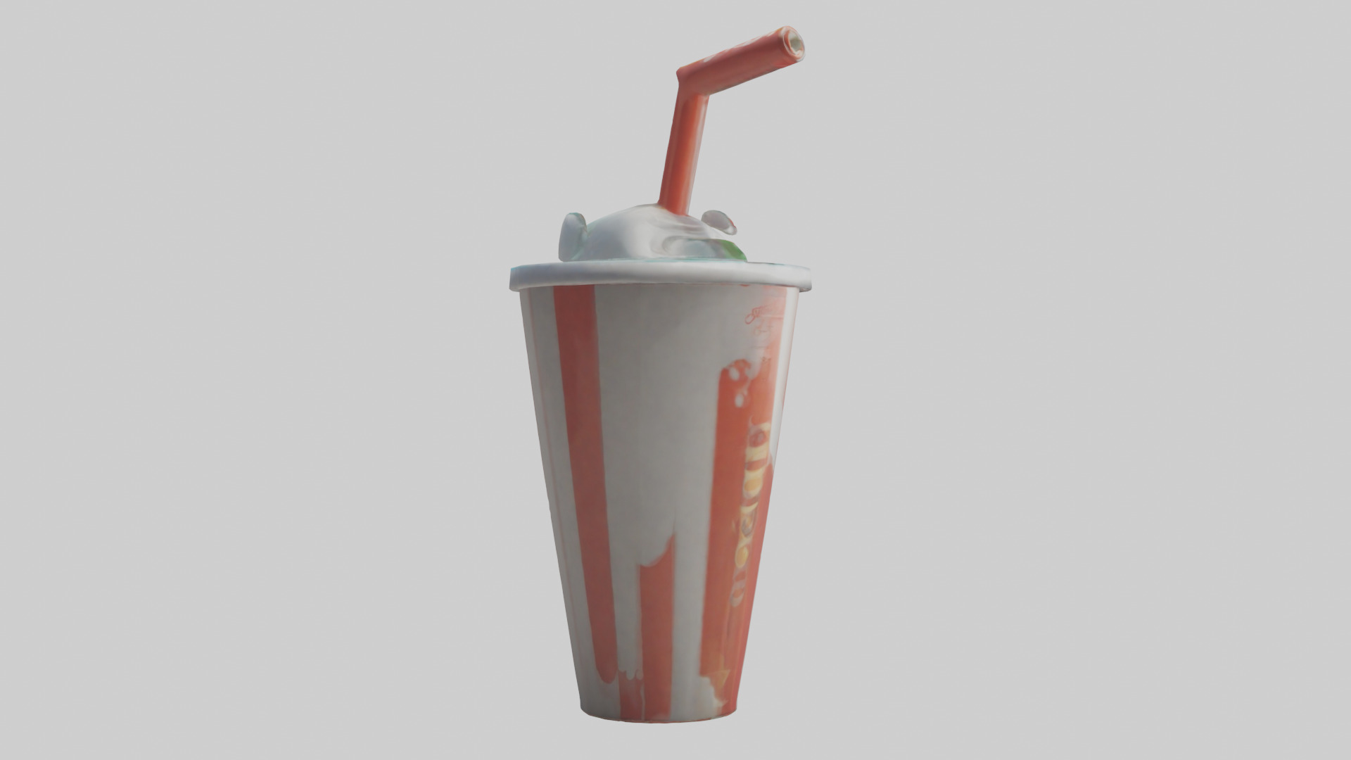 Cartoon Soda Cup model 3D model_2