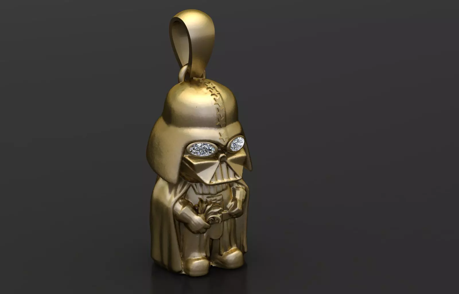 STARWARS SOLIDER PENDANT 3D PRINTABLE MODEL 3D print model