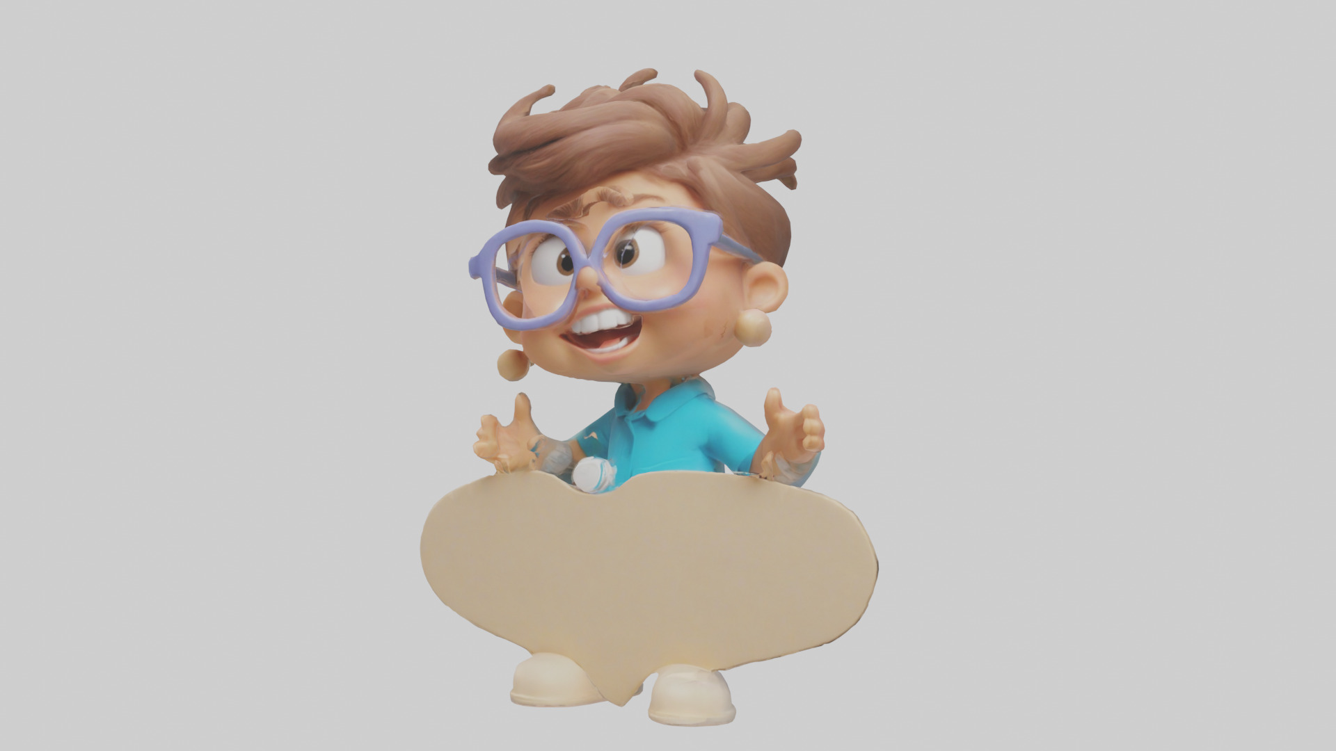 Cartoon Speech Therapist model 3D model_10