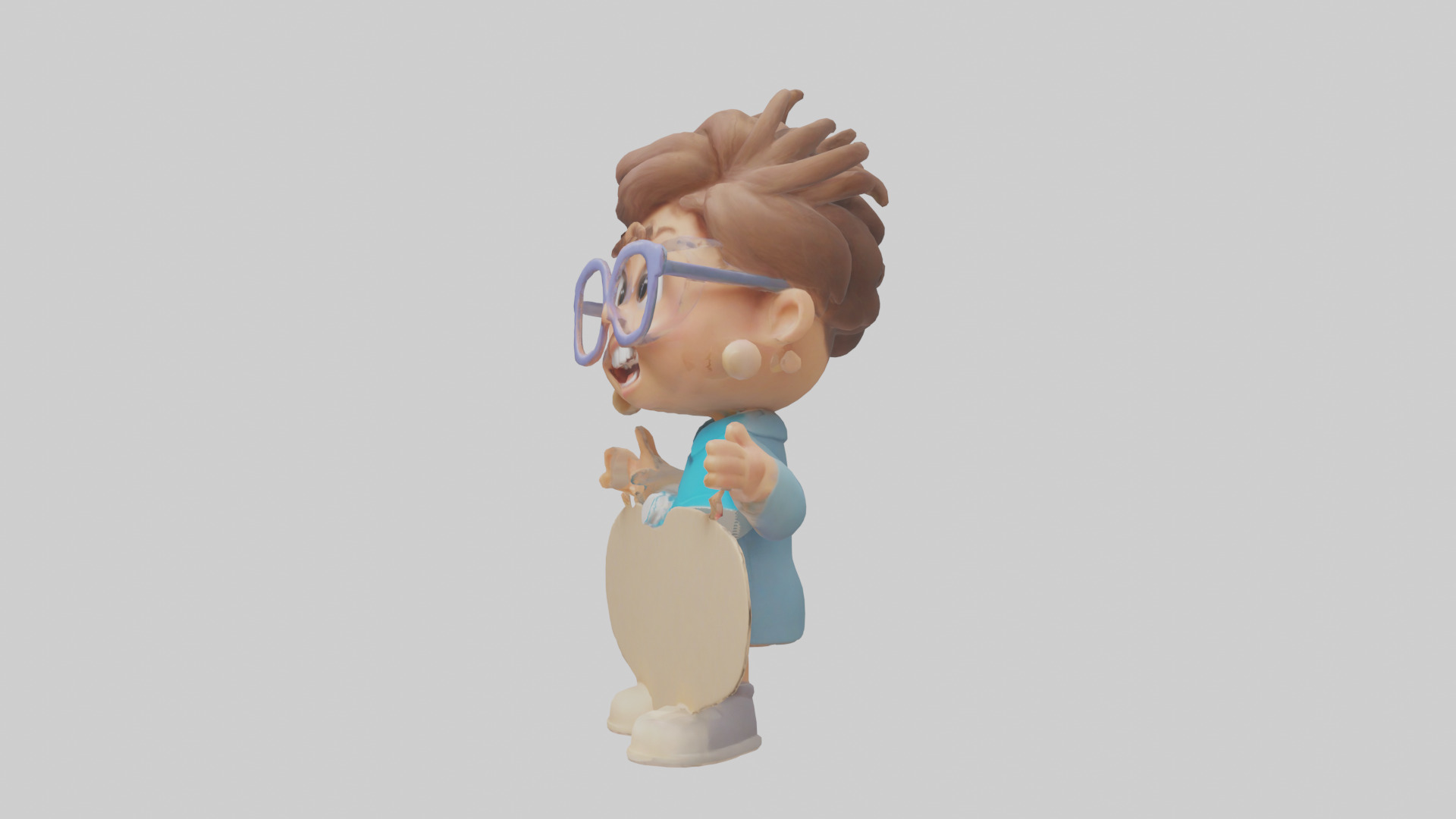 Cartoon Speech Therapist model 3D model_12