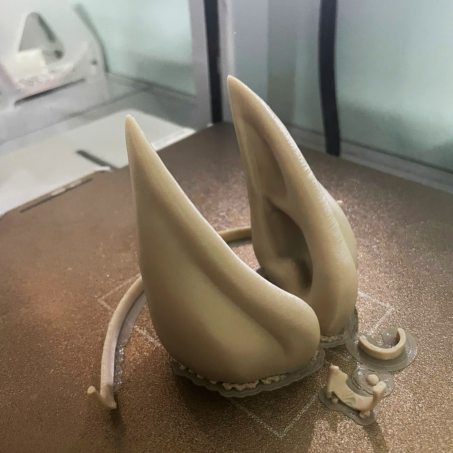 Elf Ear Wearable - Esil Ear Cosplay - Solo Leveling Anime 3D print model_4