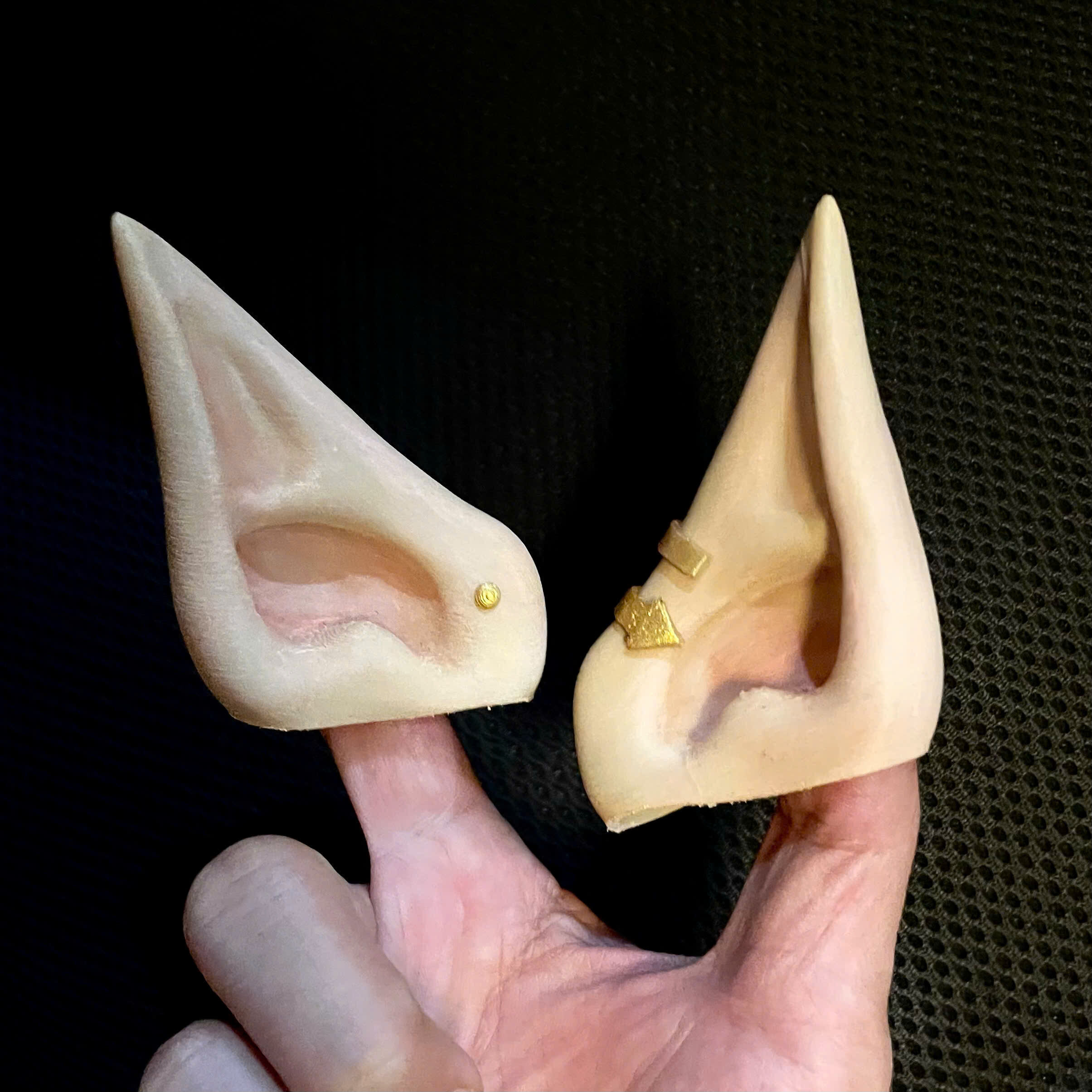 Elf Ear Wearable - Esil Ear Cosplay - Solo Leveling Anime 3D print model_9