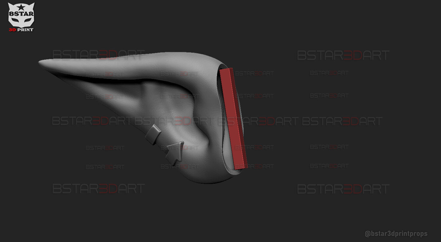 Elf Ear Wearable - Esil Ear Cosplay - Solo Leveling Anime 3D print model_21