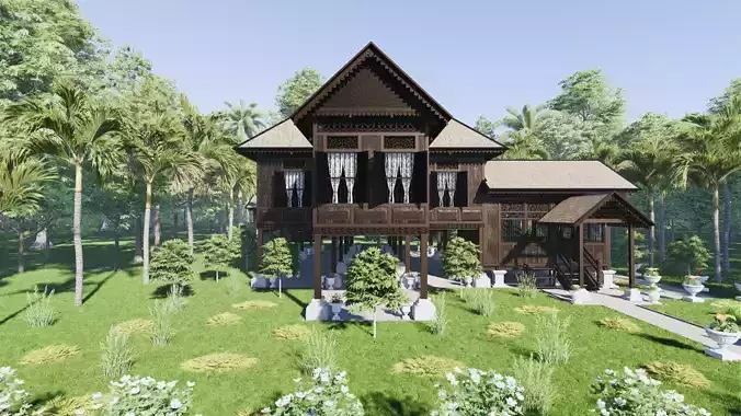 Kedah Traditional House of Malaysia