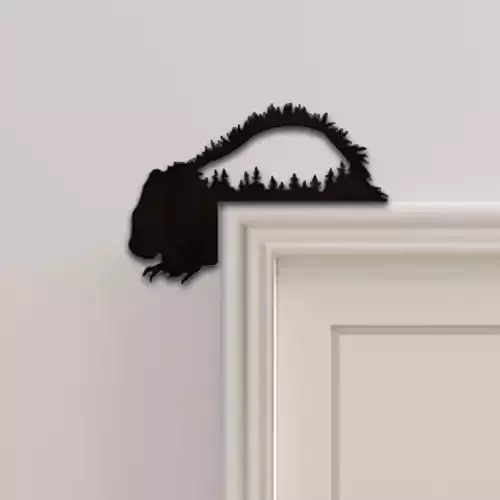 Animal Door Corner Decor