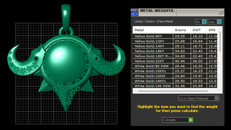 UNIQUE DESIGN GOLD PENDANT 3D PRINTABLE MODEL 3D print model_2