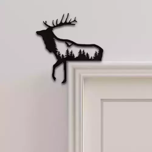 Deer Door Corner Decor