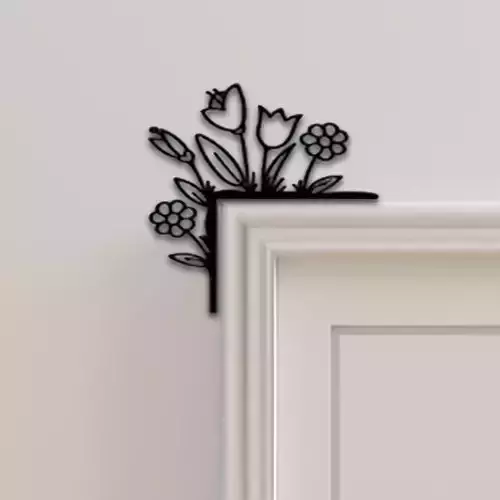 Flower Door Corner Decor