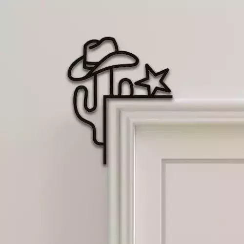 Cactus Door Corner Decor