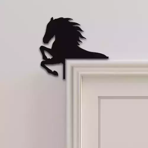 Horse Door Corner Decor