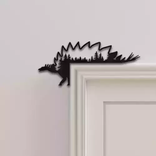 Dinasour Door Corner Decor