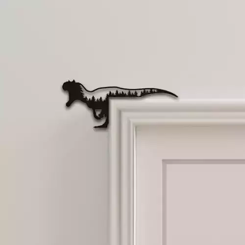 Dinasour Door Corner Decor